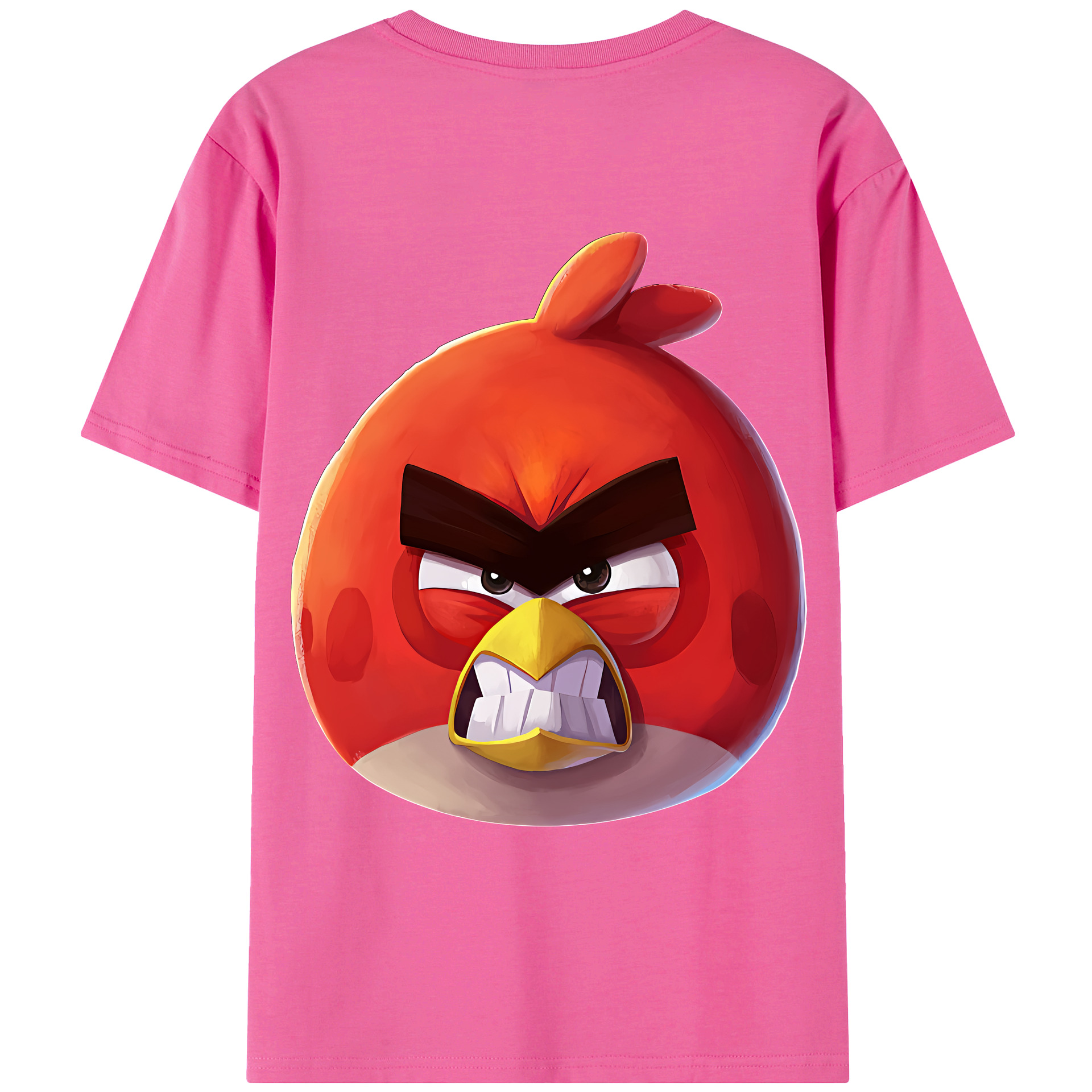 （画像用） Angry Birds アングリーバード レディース半袖Tシャツ(バックプリント)